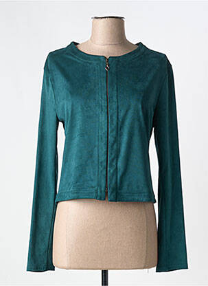 Jachete casual guler rotund verde ROMEO POUR JULIETTE femeie