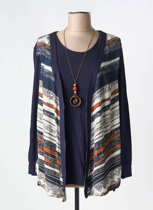 Tunică mâneci lungi albastru ALAIN MURATI femeie