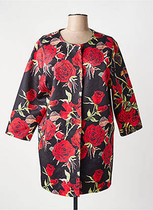 Palton scurt negru JAUNE ROUGE femeie