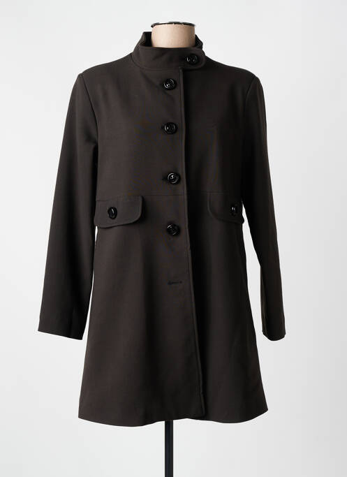 Palton scurt maro HIPPOCAMPE femeie