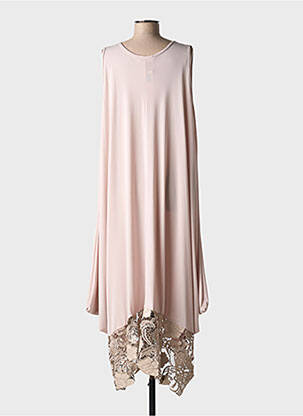 Rochie lungă fără mâneci fără mâneci bej LILI LA TIGRESSE femeie