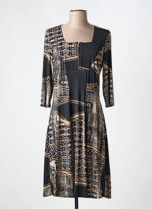 Rochie midi negru ROMEO POUR JULIETTE femeie