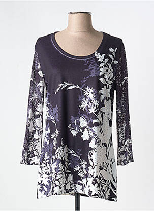 Tunică mâneci lungi albastru KY CREATION femeie