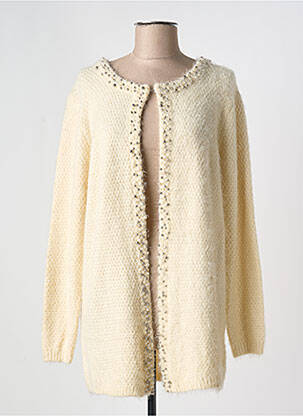 Vestă cu mâneci lungi bej CHERRY COUTURE femeie