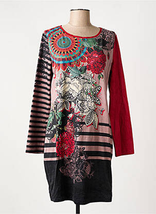 Rochie scurtă roșu 101 IDEES femeie