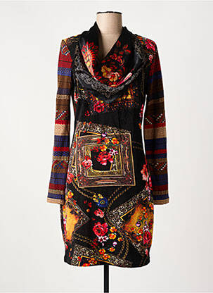 Rochie midi negru 101 IDEES femeie