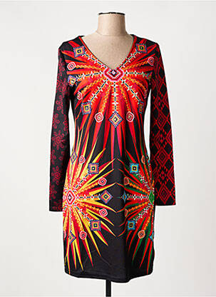 Rochie midi roșu 101 IDEES femeie