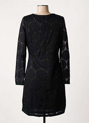 Rochie midi mâneci lungi mâneci lungi negru 101 IDEES femeie