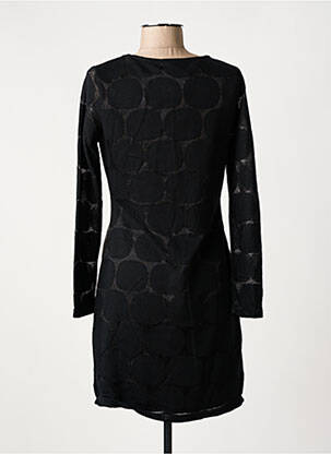 Rochie scurtă mâneci lungi mâneci lungi negru 101 IDEES femeie