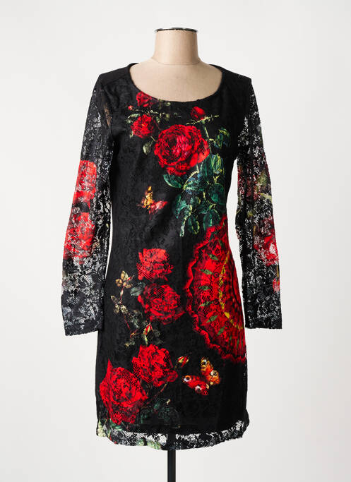 Rochie midi negru 101 IDEES femeie