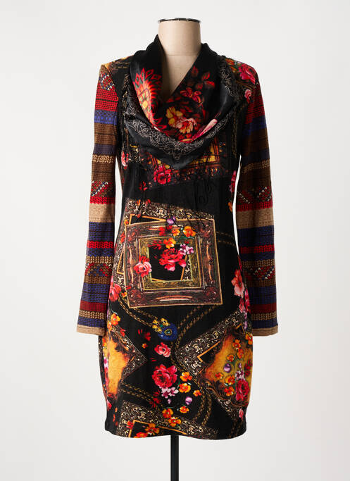 Rochie midi negru 101 IDEES femeie