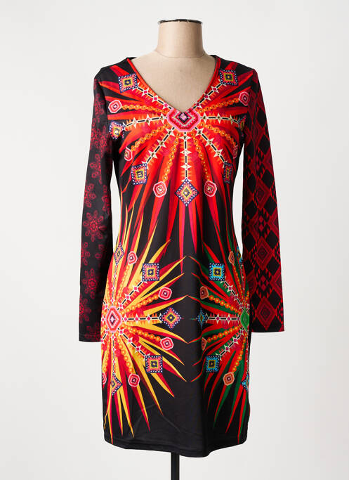 Rochie midi roșu 101 IDEES femeie