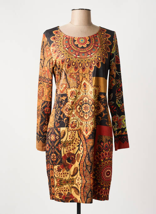 Rochie scurtă portocaliu 101 IDEES femeie