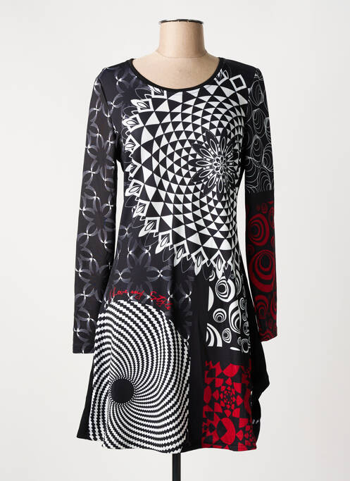 Rochie midi negru 101 IDEES femeie