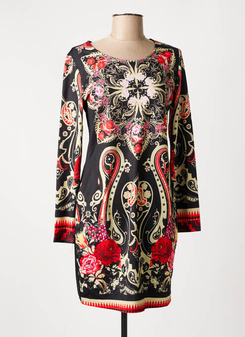 Rochie scurtă negru 101 IDEES femeie