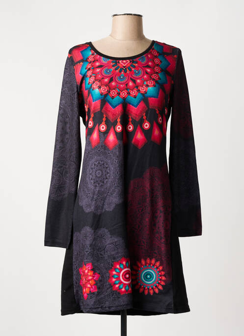 Rochie midi negru 101 IDEES femeie