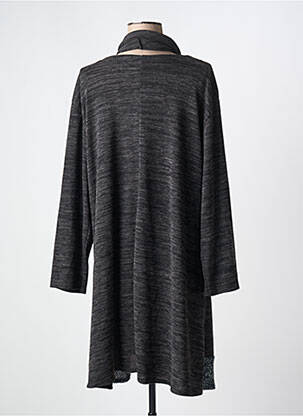 Rochie midi mâneci lungi mâneci lungi gri MADE IN ITALY femeie