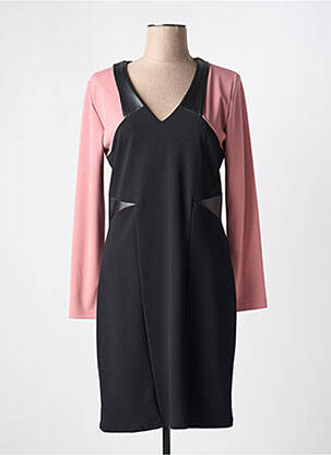 Rochie midi mâneci lungi mâneci lungi roz NANA BELLE femeie