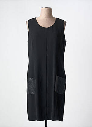 Rochie midi fără mâneci fără mâneci negru DRESS ADDICT femeie
