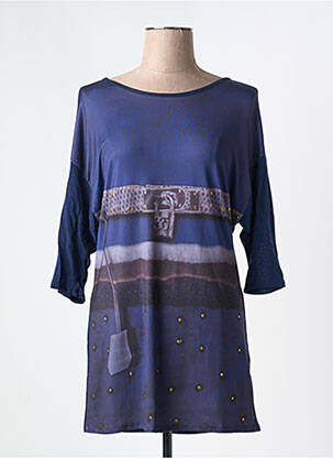 Tunică mâneci lungi albastru ALAIN MURATI femeie