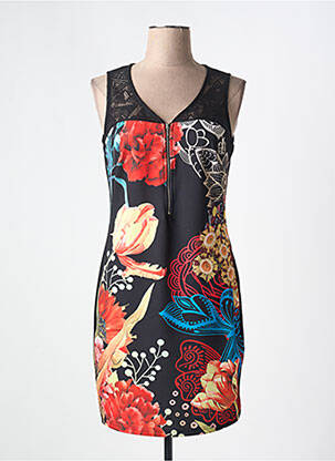 Rochie scurtă negru 101 IDEES femeie