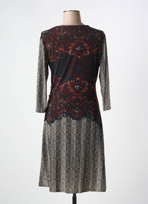 Rochie midi mâneci 3/4 mâneci 3/4 negru ROMEO POUR JULIETTE femme