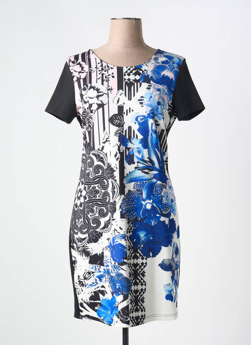 Rochie scurtă albastru 101 IDEES femeie