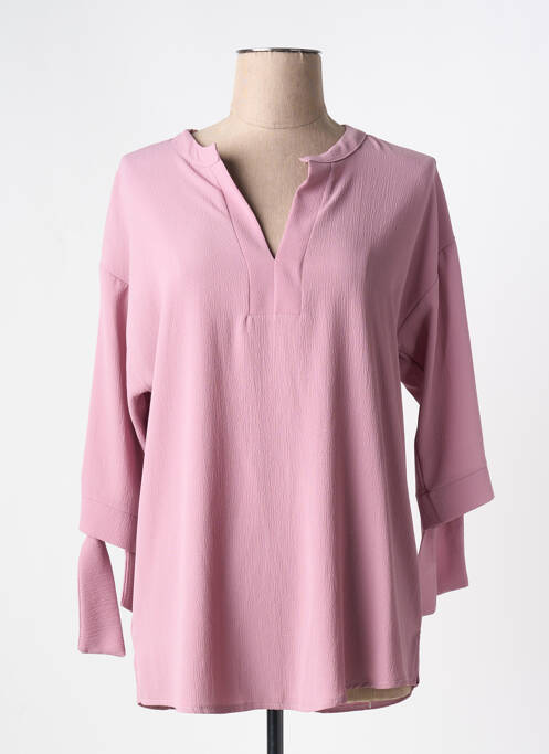 Tunică mâneci lungi roz JUS D'ORANGE femeie