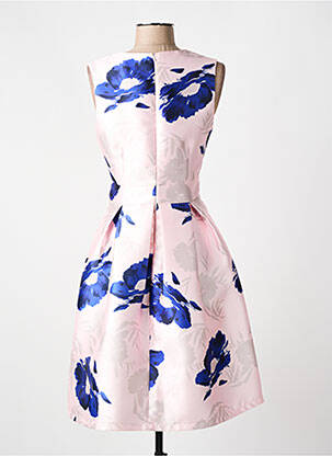 Rochie midi imprimeu floral fără mâneci roz F & P femeie