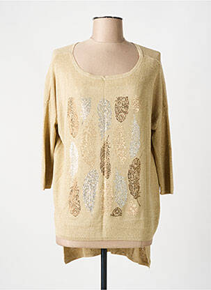 Pulover auriu CHERRY COUTURE femeie