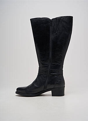 Cizme material neted toc de 4 la 6 cm negru ARIMA femeie