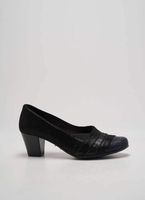 Pantofi cu toc cubanez toc de 4 la 6 cm negru ARIMA femme
