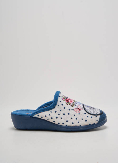 Papuci/Pantofi de casă albastru CM CONFORT femeie