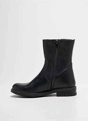 Botine/ghete țesătură țesătură cu sclipici toc mic negru BELLAMY fille