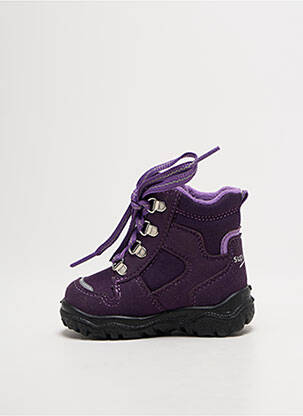 Botine/ghete umplută vârf rotund violet SUPERFIT fată