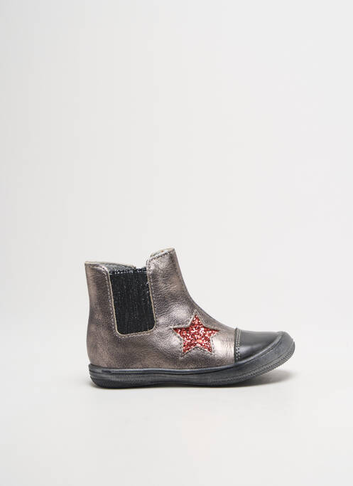 Botine/Ghete argintiu BELLAMY fată