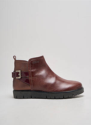 Botine/ghete material neted vârf rotund violet KICKERS fată