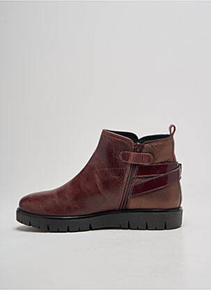 Botine/ghete material neted vârf rotund violet KICKERS fată