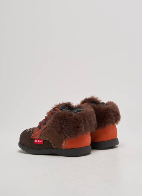 Ghete portocaliu KICKERS băiat