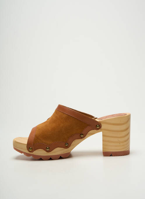 Mulete/Saboți maro KICKERS femeie