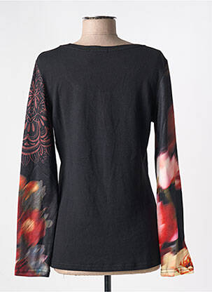 Tricou mâneci lungi mâneci lungi negru 101 IDEES femeie