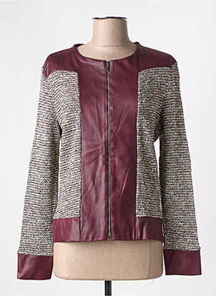 Jachete casual guler rotund violet ROMEO POUR JULIETTE femeie
