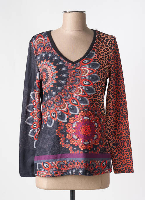 Tricou portocaliu 101 IDEES femeie