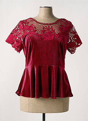 Top roșu LUXE COLLECTION femeie