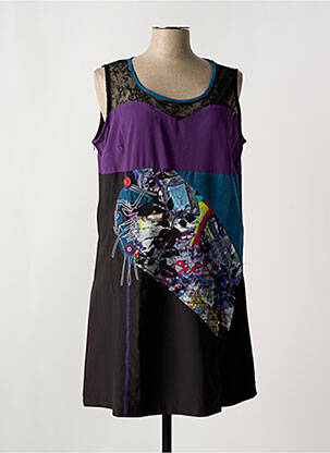 Tunică fără mâneci negru L33 femeie