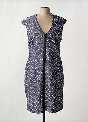 Rochie midi albastru ROMEO POUR JULIETTE femeie