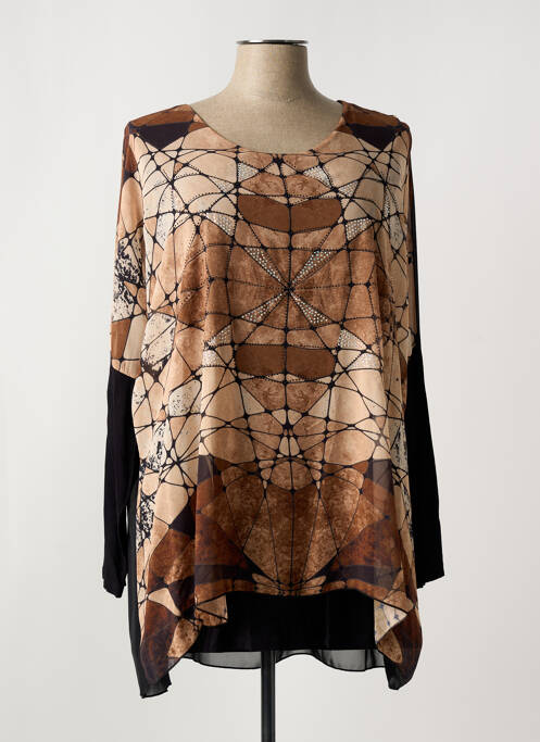 Tunică mâneci lungi maro ALAIN MURATI femeie