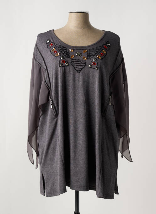 Tunică fără mâneci gri LADY BELLE femeie