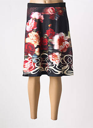 Fustă midi negru 101 IDEES femeie