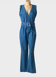 Salopetă-pantalon fără mâneci fără mâneci albastru RINASCIMENTO femme